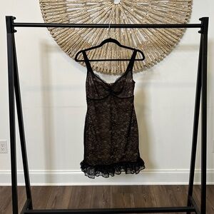 KIARA MINI DRESS IN BLACK NBD